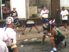 hanson brother beercan football